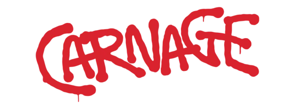 Red Carnage Graffiti Logo PNG