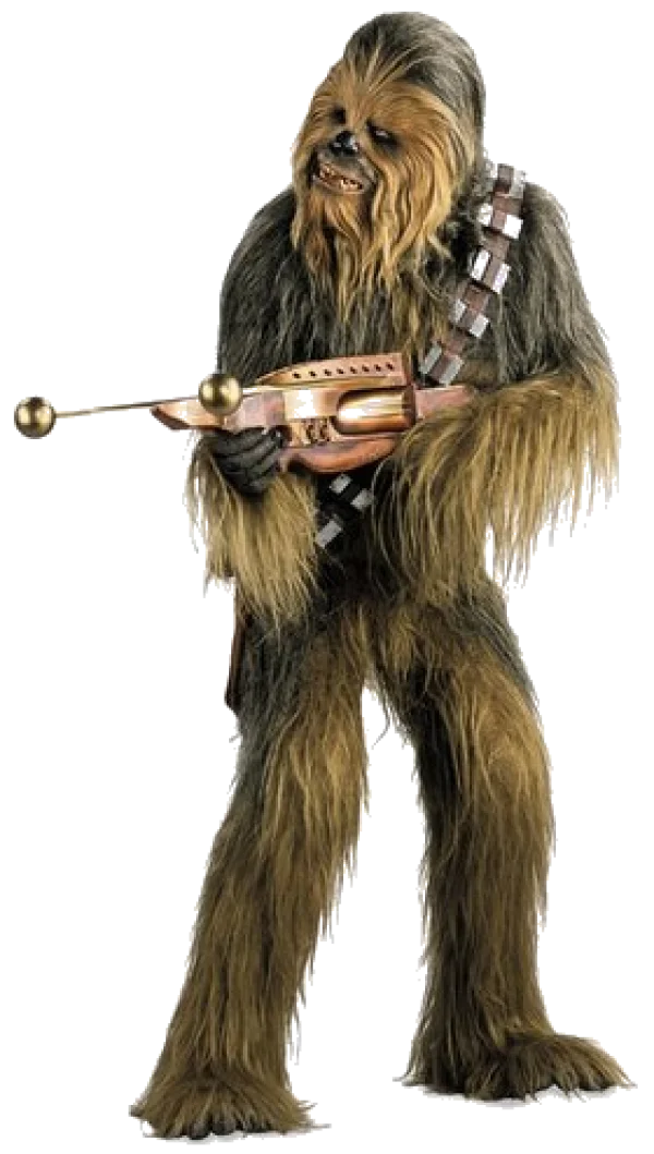 Chewbacca Star Wars PNG Transparent Background