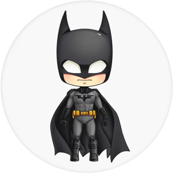 Chibi Batman Cute PNG Transparent Background