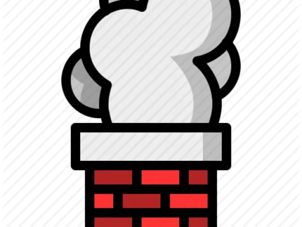 Chimney with Smoke PNG Transparent Background