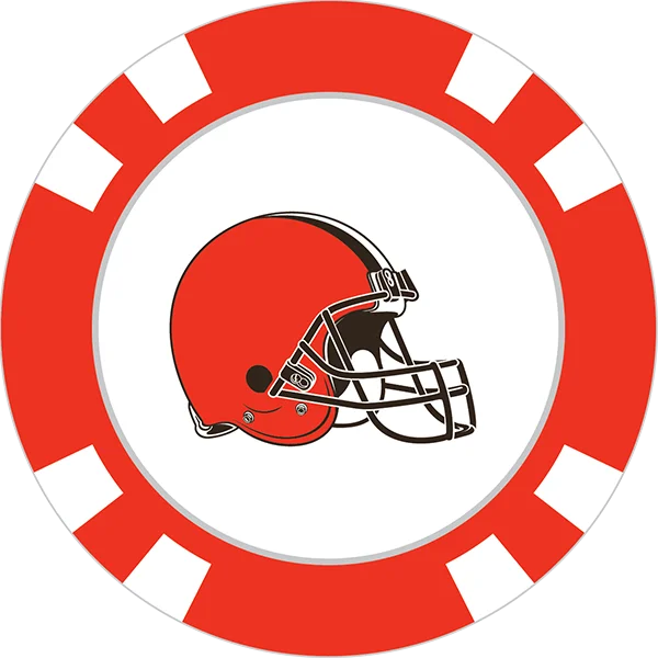 Cleveland Browns Helmet Poker Chip PNG