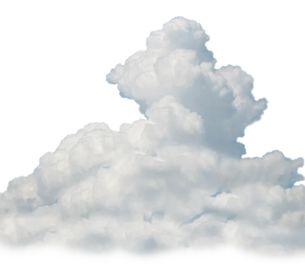 Realistic Fluffy Cloud PNG Transparent Background
