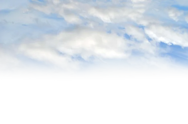 Blue Sky with Wispy Clouds PNG Transparent Background