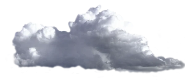 Realistic Gray Cloud PNG Transparent Background