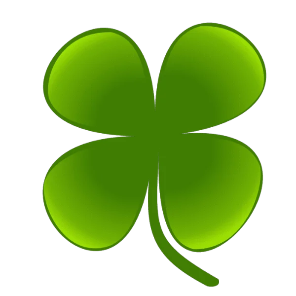 Four-Leaf Clover PNG Transparent Background