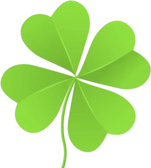 Four-Leaf Clover PNG Transparent Background