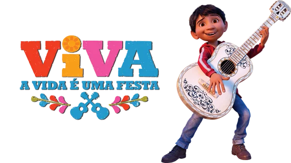 Miguel from Coco with Viva a Vida é uma Festa Logo PNG