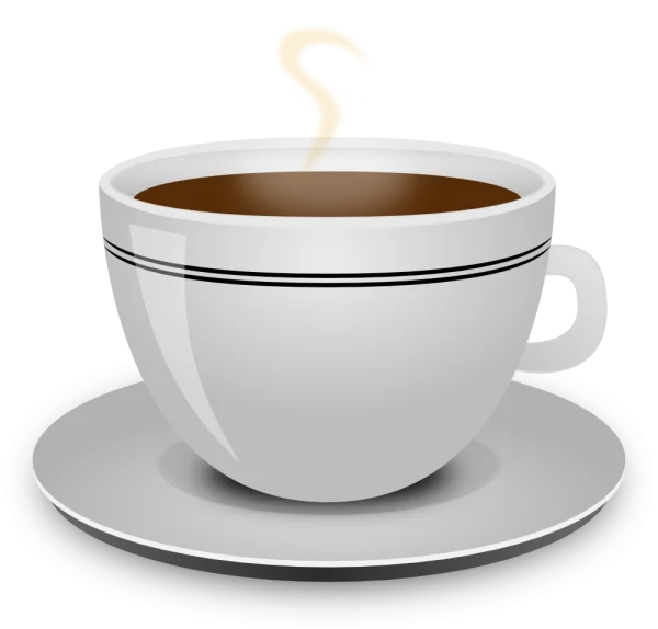 Steaming Coffee Cup PNG Transparent Background