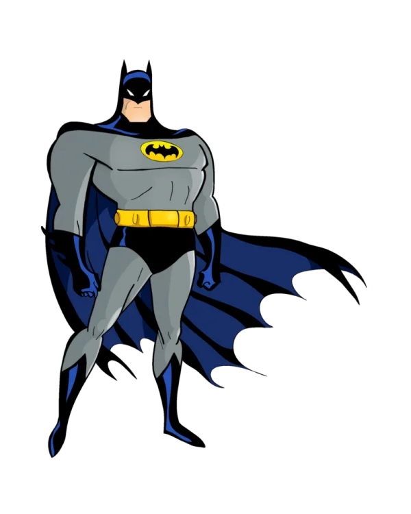Batman Cartoon Character PNG Transparent Background