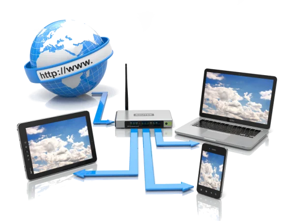 Global Internet Network Connection PNG