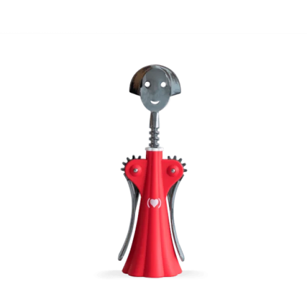 Smiling Red Corkscrew PNG Transparent Background