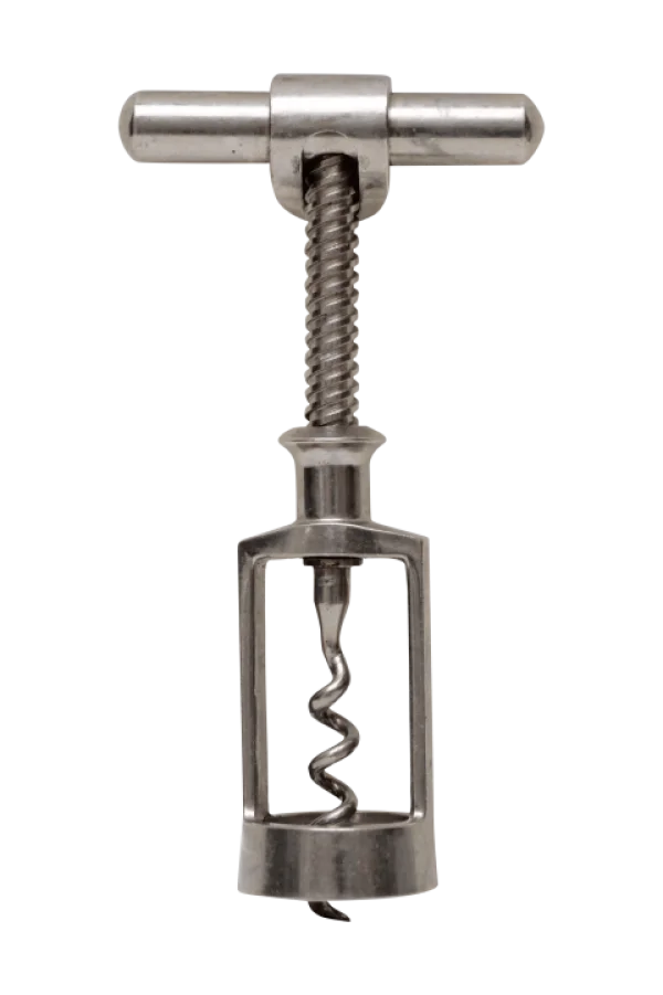 Vintage Metal Corkscrew PNG Transparent Background