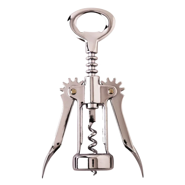 Silver Winged Corkscrew PNG Transparent Background