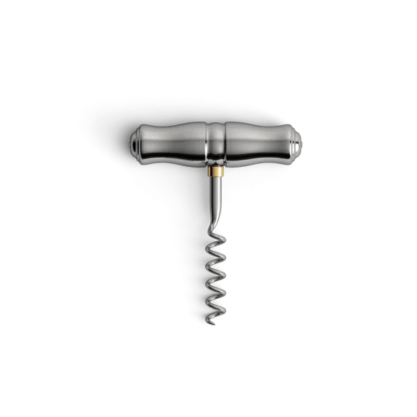 Silver Corkscrew PNG Transparent Background