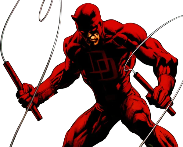 Daredevil Superhero Comic Art PNG Transparent Background