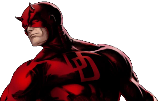 Daredevil Marvel Superhero PNG Transparent