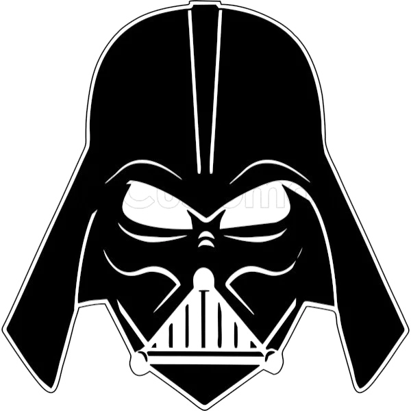 Darth Vader Helmet Logo PNG Transparent