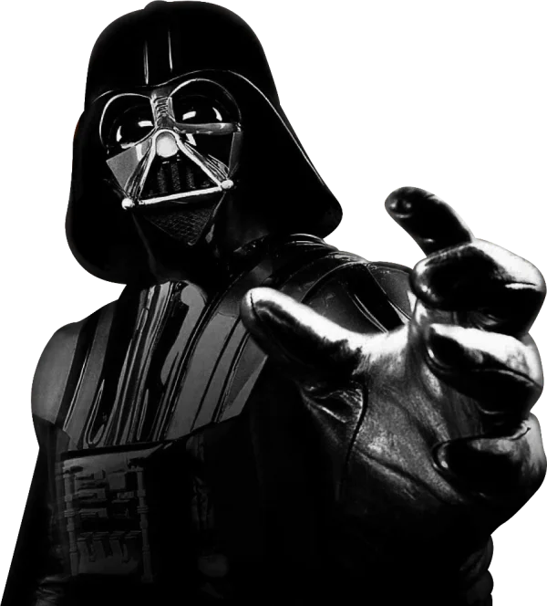 Darth Vader Reaching Hand PNG Transparent Background