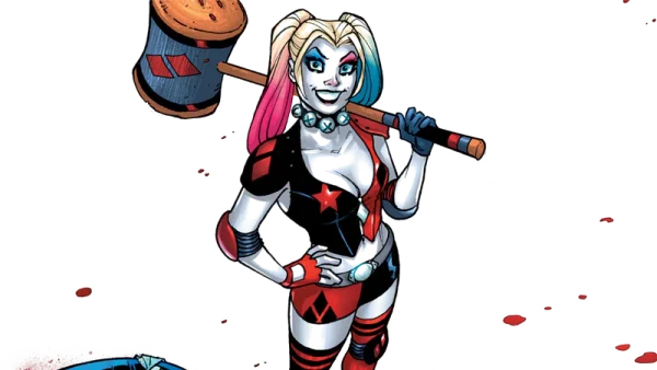 Harley Quinn with Mallet PNG Transparent Background