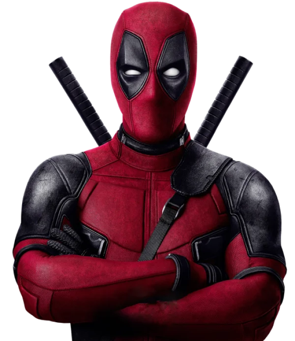 Deadpool Marvel Character PNG Transparent Background