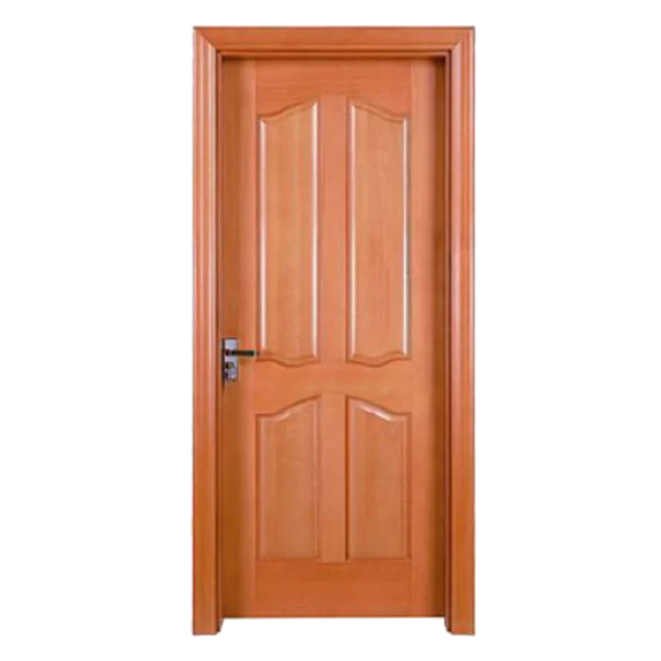 Light Wooden Panel Door PNG Transparent Background