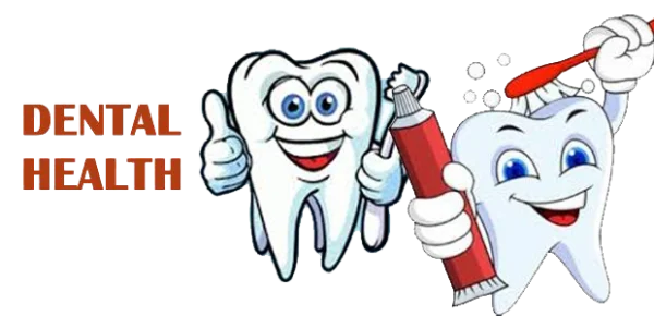 Happy Cartoon Teeth Dental Health PNG