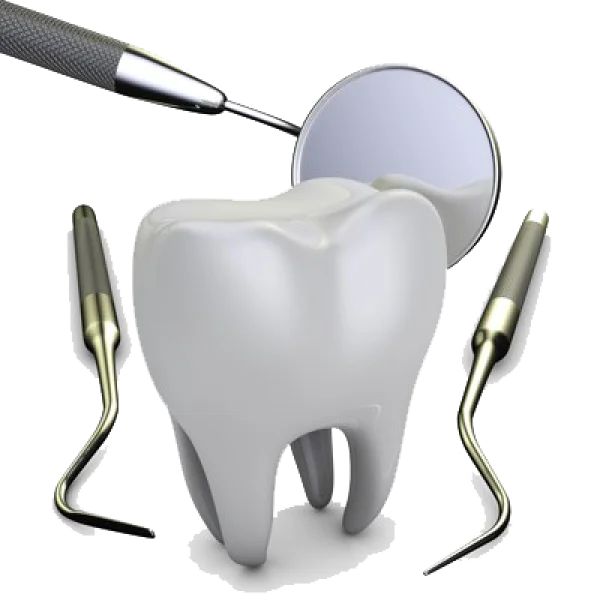 Tooth and Dental Instruments PNG Transparent Background