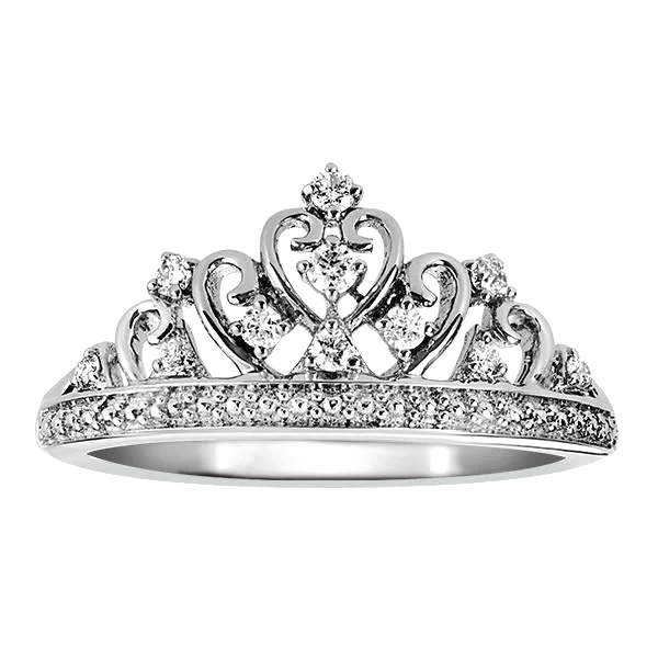 Diamond Silver Crown PNG Transparent Background