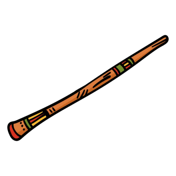 Cartoon Didgeridoo Transparent PNG