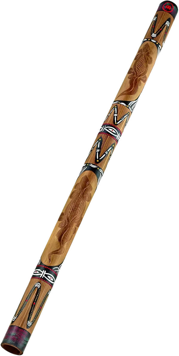 Didgeridoo PNG Transparent Background with Aboriginal Art