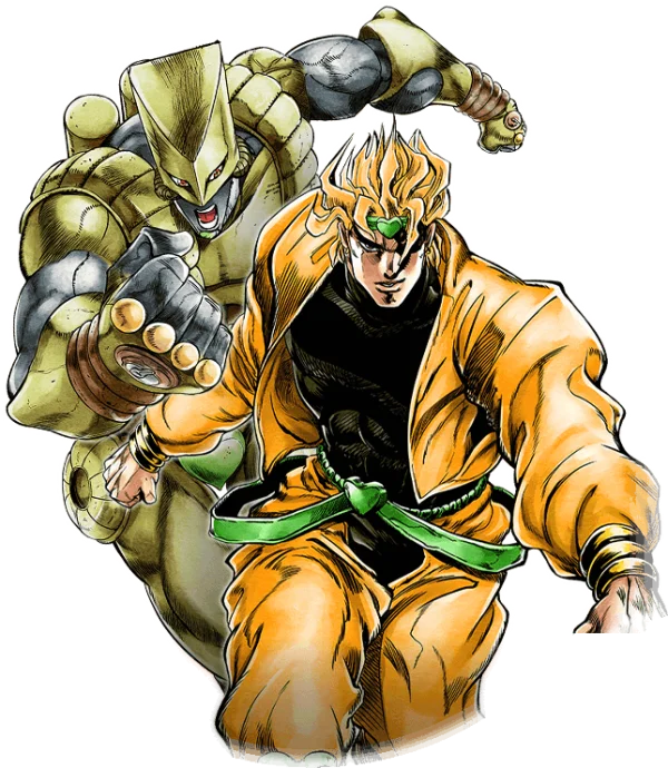 Dio Brando and The World PNG Transparent Background