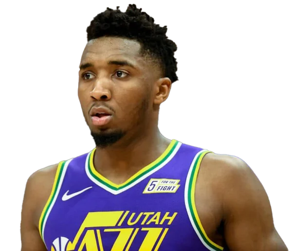 Donovan Mitchell Utah Jazz Player PNG