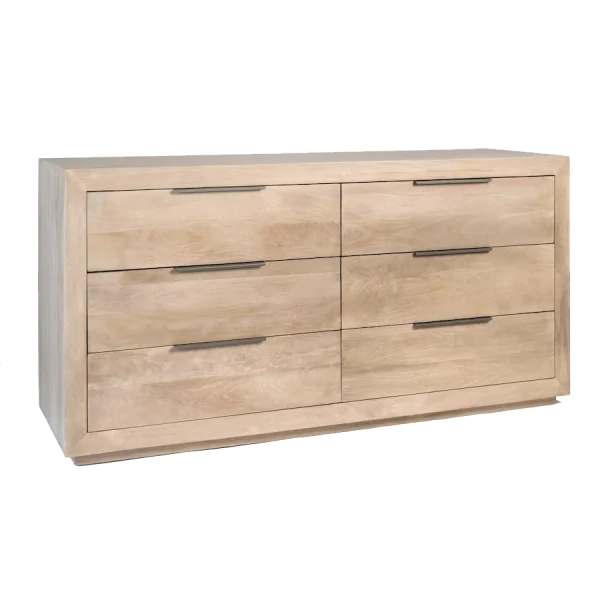 Modern Light Wood Dresser PNG Transparent Background