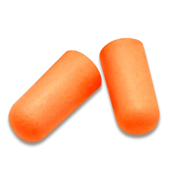 Orange Earplugs PNG Transparent Background