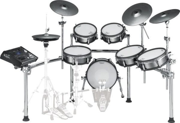 Roland V-Drums Electronic Drum Kit PNG Transparent Background