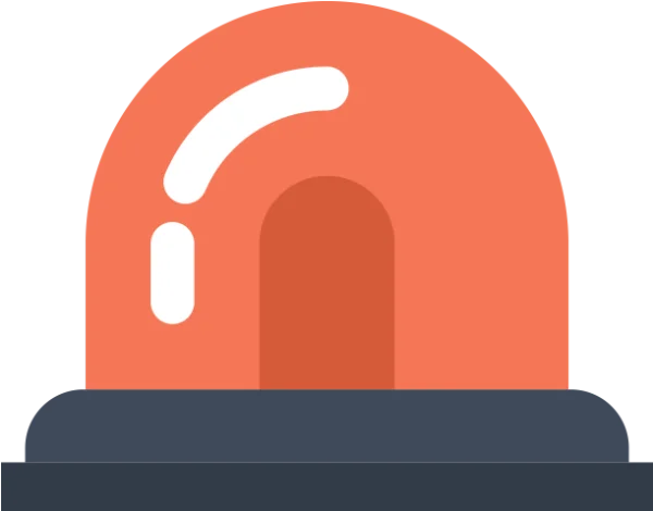 Red Alarm Siren PNG Transparent Background