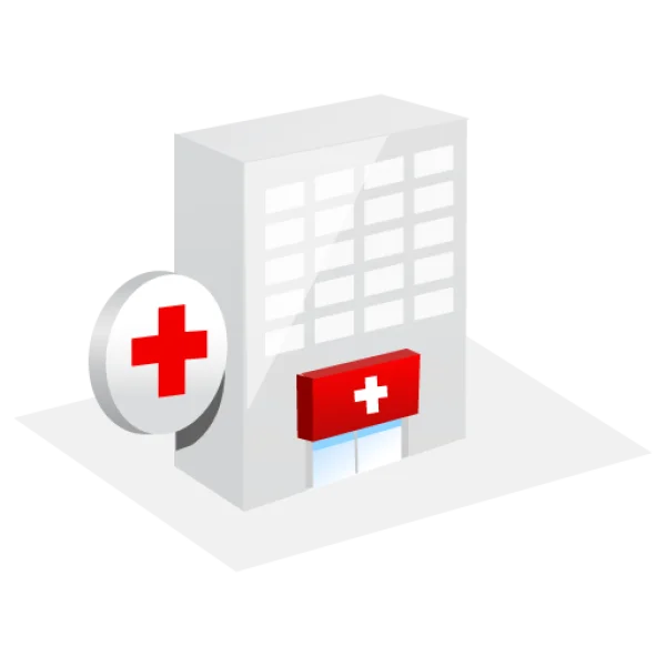 Hospital Building Icon PNG Transparent Background