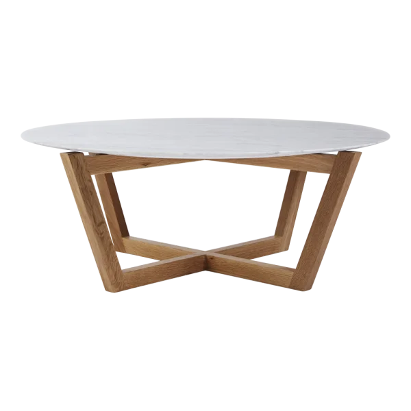 Modern Marble Top Coffee Table PNG Transparent Background