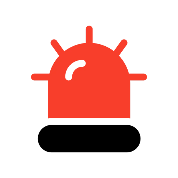 Red Danger Symbol Icon PNG Transparent