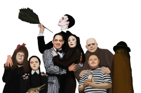 The Addams Family Characters PNG