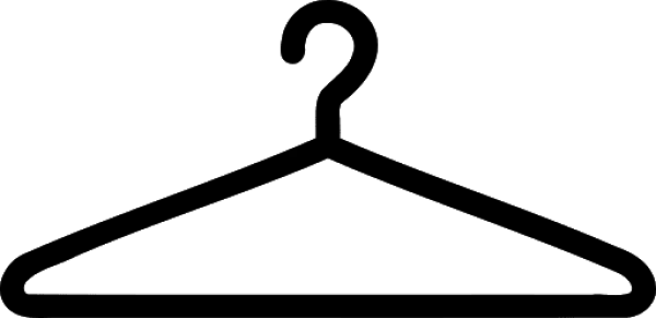 Clothes Hanger Icon PNG Transparent Background