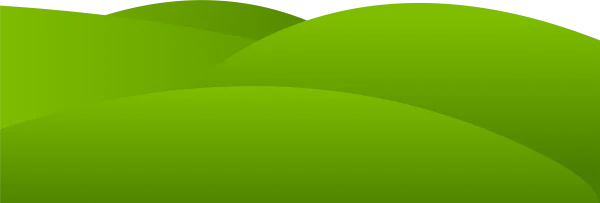 Abstract Green Wavy Hills PNG Transparent Background
