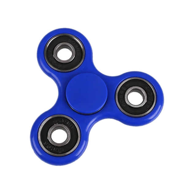 Blue Fidget Spinner PNG Transparent Background