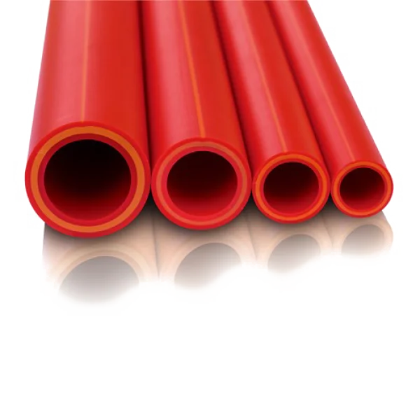 Red Plastic PEX Pipes Transparent PNG