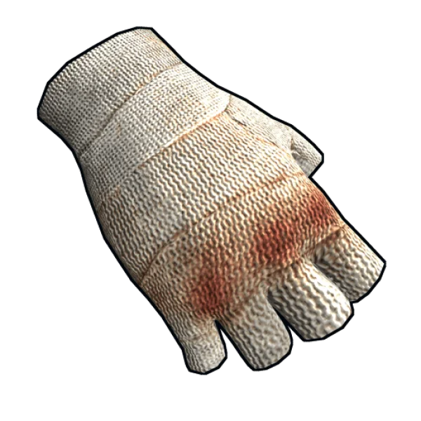 Rugged Fingerless Work Glove PNG Transparent Background