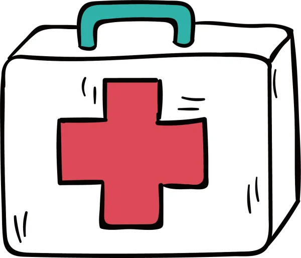 Cartoon First Aid Kit PNG Transparent Background
