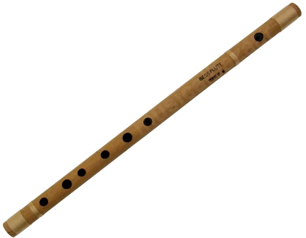 Wooden Flute Musical Instrument PNG Transparent Background