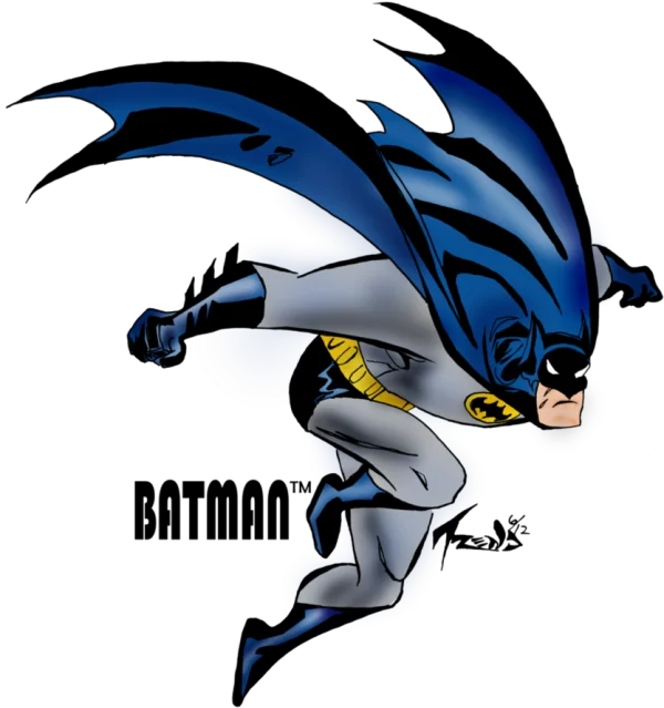 Batman Animated Dynamic Pose PNG