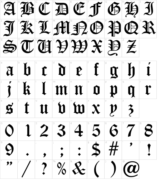 Minimalist Monospace Font Character Set PNG