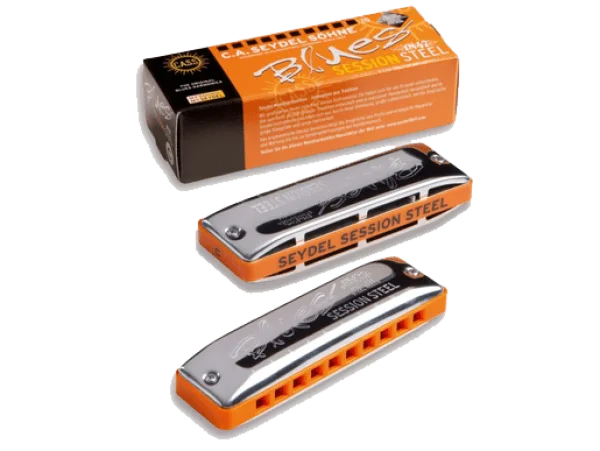 Seydel Session Steel Harmonica with Box PNG